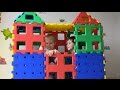 Building A Large Castle With XL Polydron Construction Set