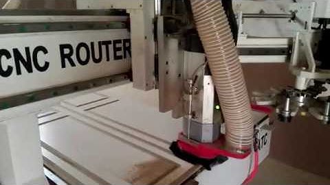 Door processing by OMNI 1325 Carousel ATC CNC Router