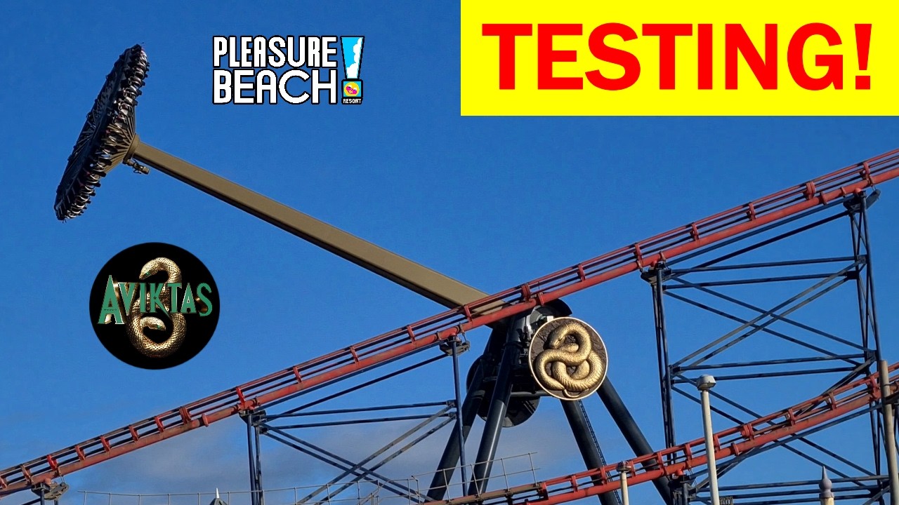Мы видели, как тестировали AVIKTAS! - Парк развлечений Блэкпул.