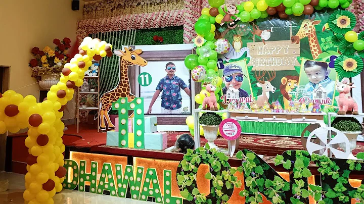 Jungle Safari Theme | Birthday Party Decorator in Patna, Bihar | Birthday Party Planner in Ranchi