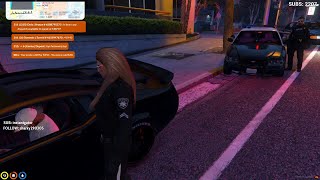 Smartest Criminal Asks Cop to Check His License - hobbittrash || GTA 5 RP NoPixel