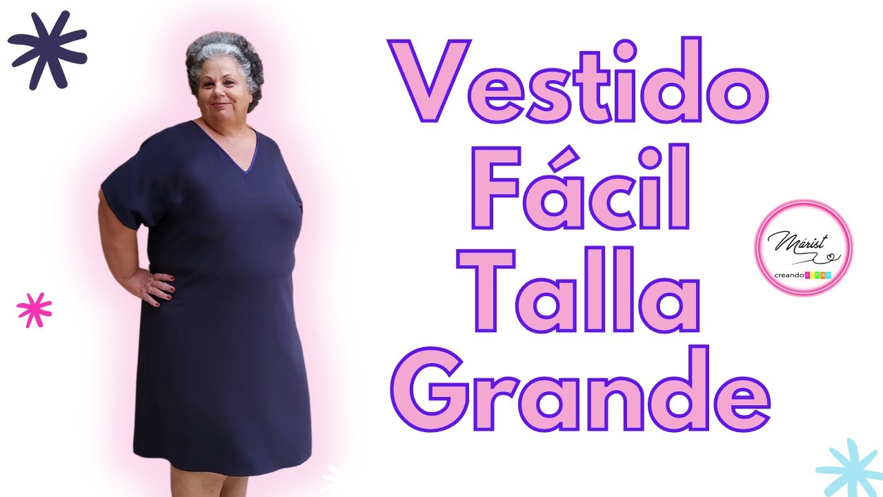 15 VESTIDO SIN PINZAS| TALLA GRANDE 🥰 - YouTube