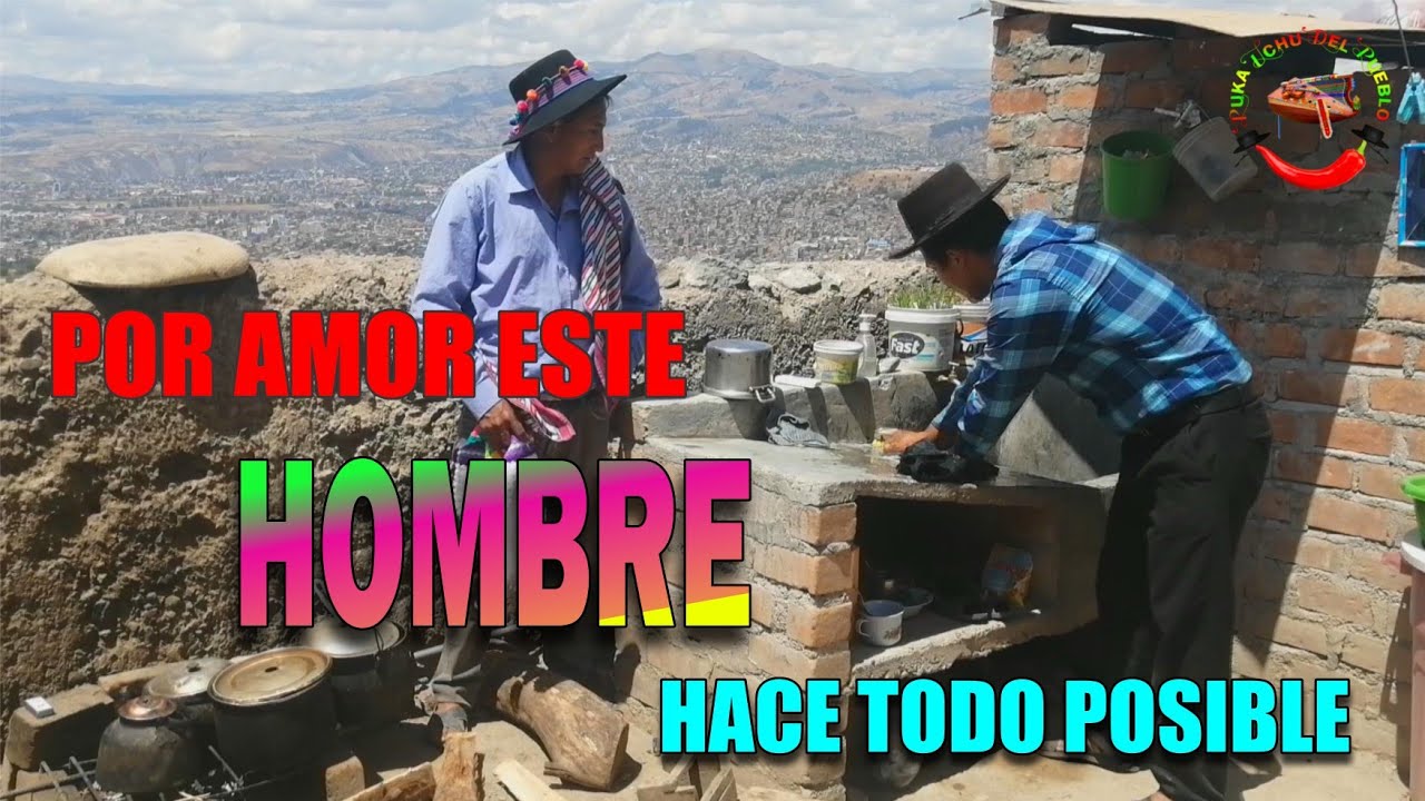 Este hombre hacia todo lo posible por amor y su pareja todo el día en celular