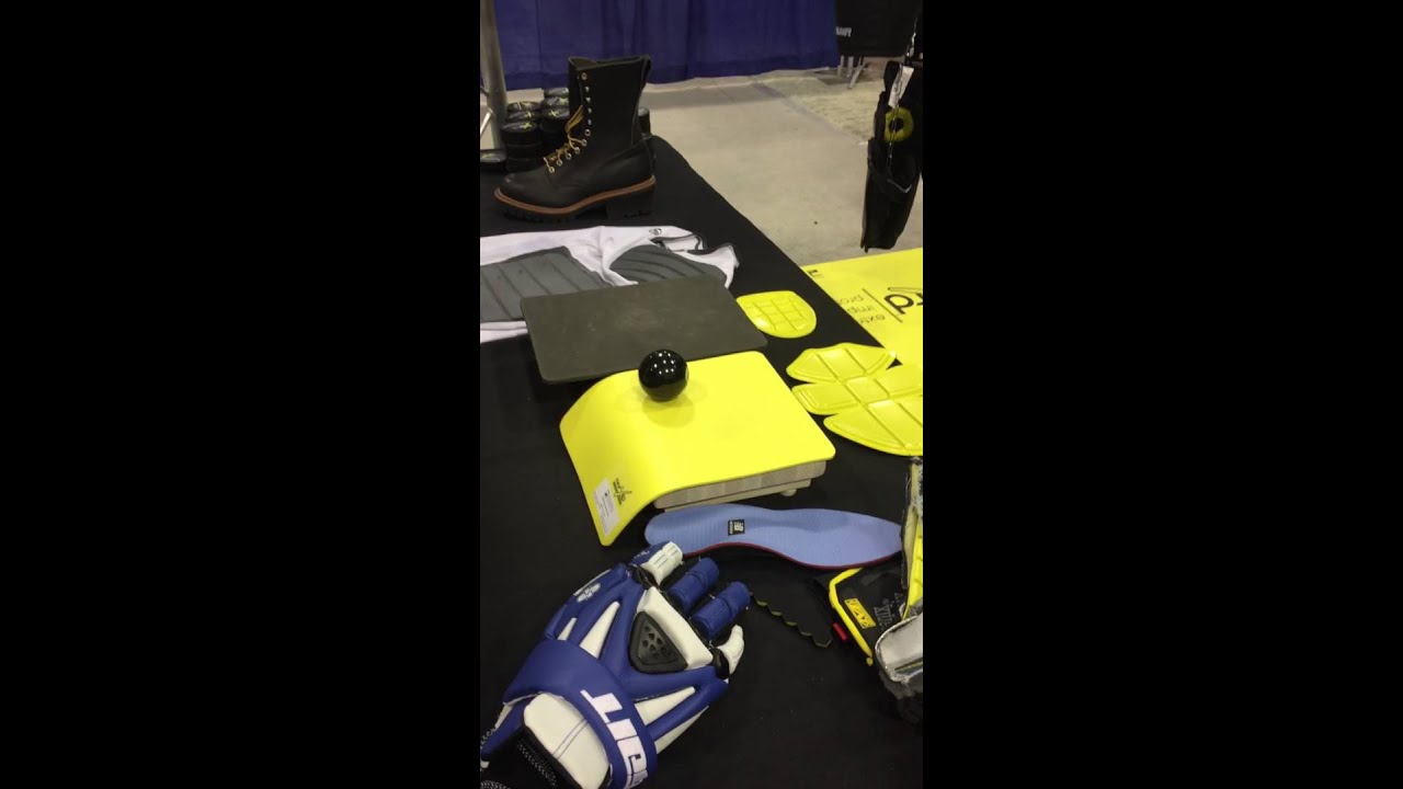 PORON XRD demo at Let's Play Hockey Expo in St. Paul, MN Back 2015