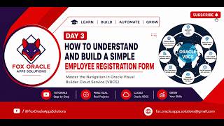 Celebrity 🚀 Day 3 Oracle VBCS Tutorial | How to Understand and Build a Simple Employee Registration Form Profile