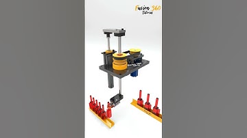Pick and Place Mechanism with Ball Spline #engineering #mechanical #mechanism #cad #solidworks