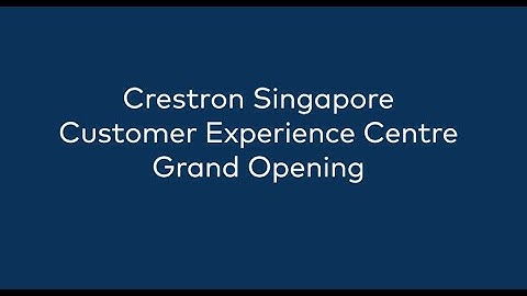 Crestron Experience Center, Singapore - Grand Opening