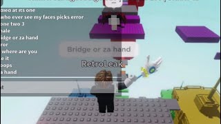 Helping people with the Retro Obby with EXPLOITS (Slap Battles Roblox)