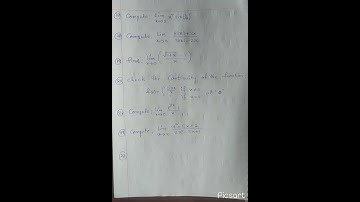 maths - 1B Limits, Continuty important questions