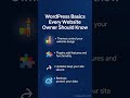 WordPress Basics Every Website Owner Should Know
