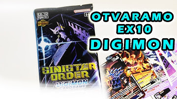 Digimon EX10 Extra Booster Sinister Order [4K Video]