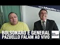 Bolsonaro visita o General Pazuello e faz transmissão ao vivo: 'Falaram que estávamos brigados'