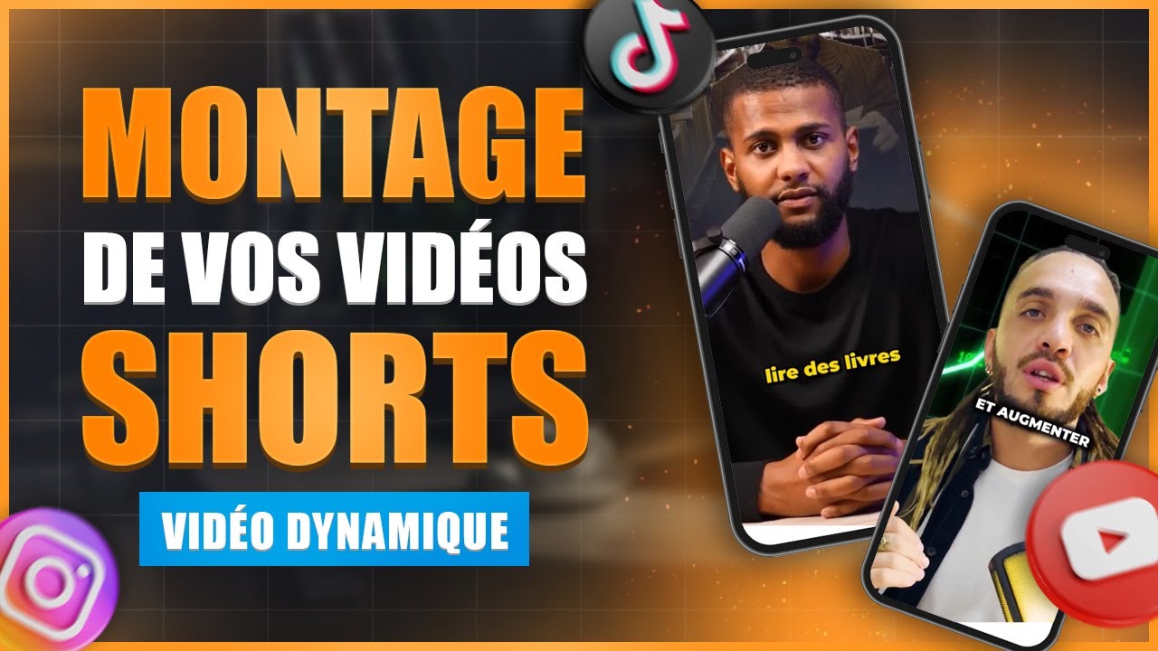 réaliser votre montage vidéo Short, Tiktok, Instagram