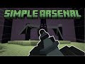 This GUN add-on is so fun | MCPE Simple Arsenal showcase (in detail)