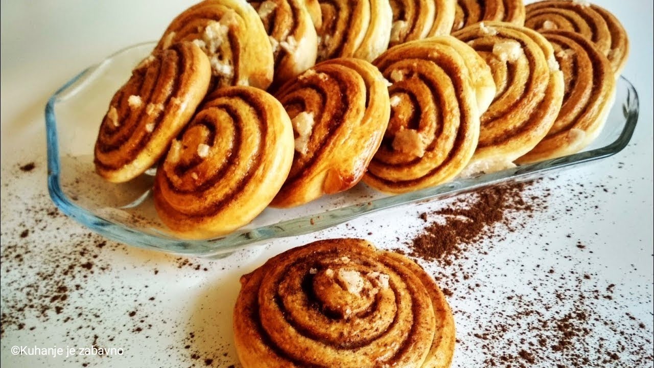 Kanelbullar - Švedske cimet rolnice (pužići) ~ Schwedische Zimtschnecken ~ Swedish cinnamon buns #58