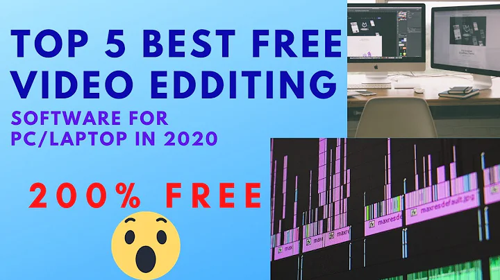 Top 5 Free Video Editing Software no Watermark 2021