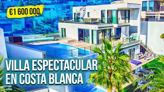 Casa de lujo.  Villa con vistas al mar y Benidorm.  Inmobiliaria en Costa Blanca☀