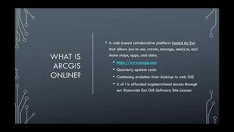 Web Mapping – An Introduction to ArcGIS Online