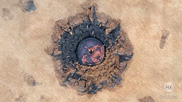 MapGuffin - Toothed Trench - Animated Battlemap