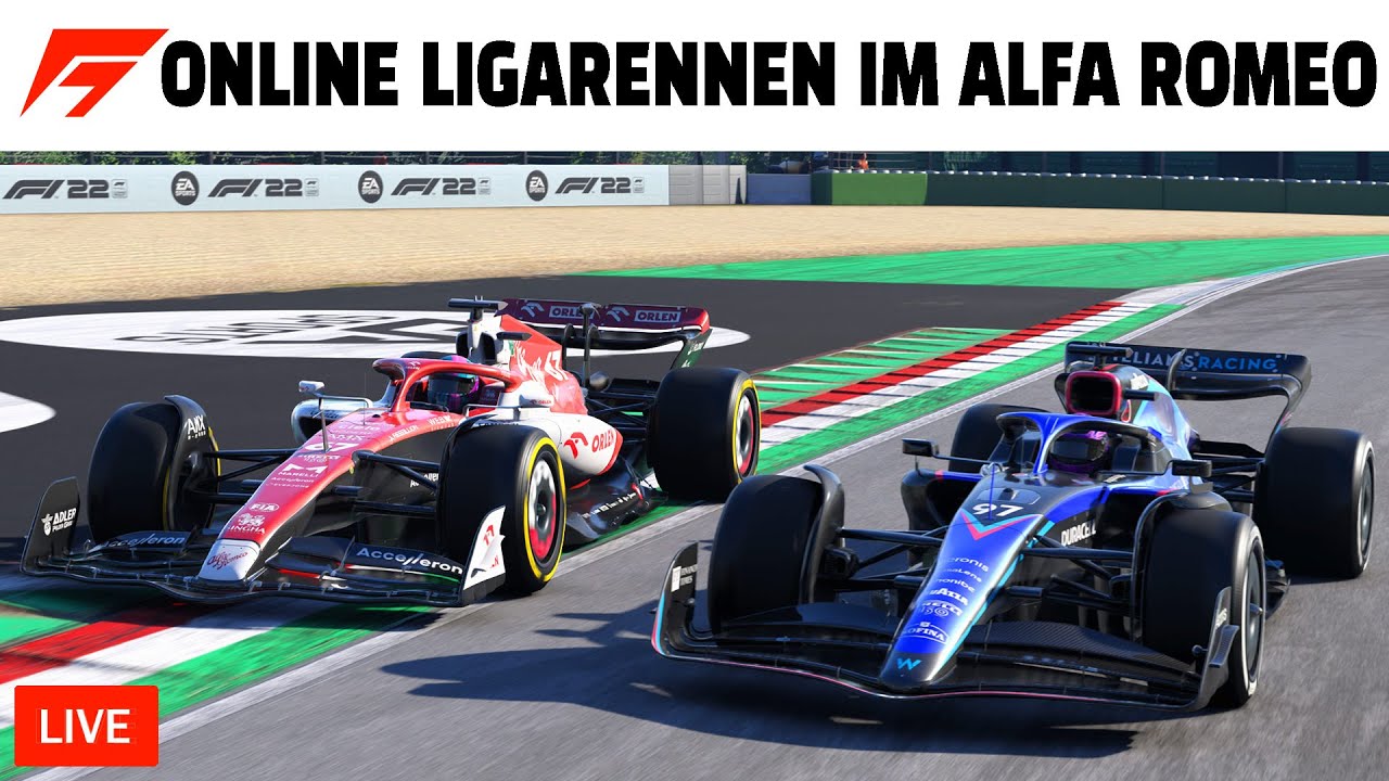 Im Alfa Romeo beim Imola Grand Prix in der F1 22 Online Liga!