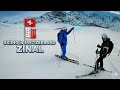 Skiing in Zinal - Switserland