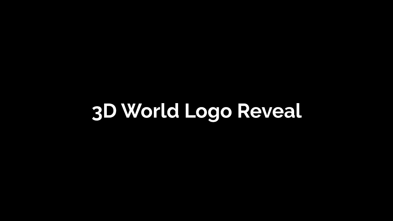 Audiojungle Bundle 2015 Vol. 1 - 3d World Logo Reveal