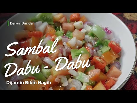 Resep Sambal Dabu2 Khas Manado