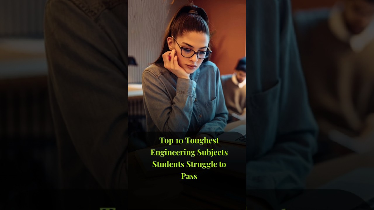 Top 10 Toughest Engineering subjects|