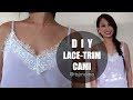 DIY Lace-Trim Cami Top from Scratch