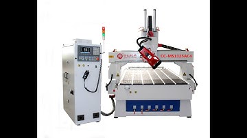 4 axis ATC cnc router engraving and cutting wood door lock and hinges