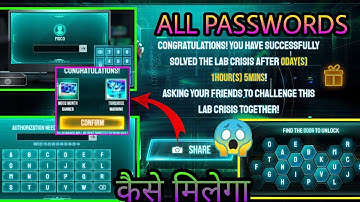 Free Fire New The Puzzle Event Kaise Pura Karen || Find The Door To Unlock The Puzzle Event Ff ||