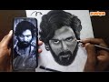 Pushpa 2 drawing | Pushpa 2 drawing step by step | Pushpa 2 drawing easy 😎
