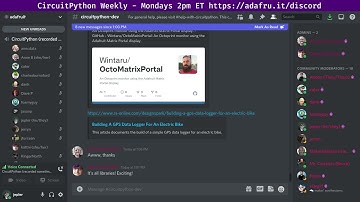 CircuitPython Weekly Meeting for October4 , 2021 @circuitpython #circuitpython #adafruit