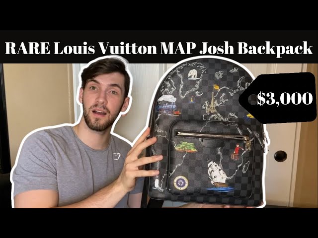 RARE Louis Vuitton MAP Josh Backpack Review (Damier Graphite