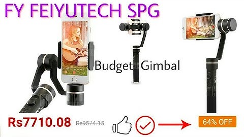 FY FEIYUTECH SPG C 3-axis Stabilized Handheld Gimbal - BLACK | HackerjavidMods