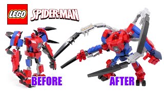 Upgrading LEGO Spider-Man Mech Set (Viewers' Ideas)- Detailed Build
