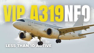 Ultra Rare VIP Airbus A319neo ACJ (D-ANEO) K5 Aviation Landing &amp; Takeoff at Lisbon Airport