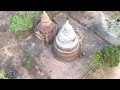 世界遺産の上空から見る マンダレー数々の寺院