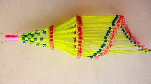 Macrame New Simple & Beautiful Design Jhumar / Chandelier Tutorial !! Full Part