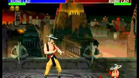 Mortal Kombat 3:Kung Lao Fatality Babality Animality & Friendship