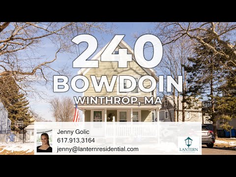240 Bowdoin Street, Winthrop, MA home video tour
