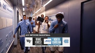 ACC Network Basketball intro | Wake Forest @ 17 North Carolina | 1/10/2026
