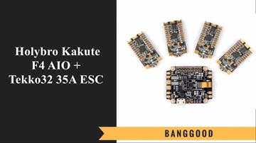 Holybro Kakute F4 AIO All in One V2 Flight Controller + Tekko32 35A BLHeli 32 ESC Dshot1200 2 6S