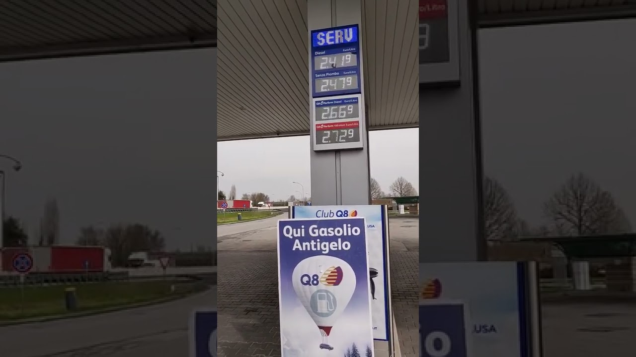 Цены на топливо в Италии март 2022