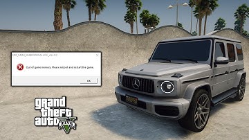 How to FIX error in GTA 5 - Out of game memory / ERR_MEM_EMBEDDEDALLOC_ALLOC
