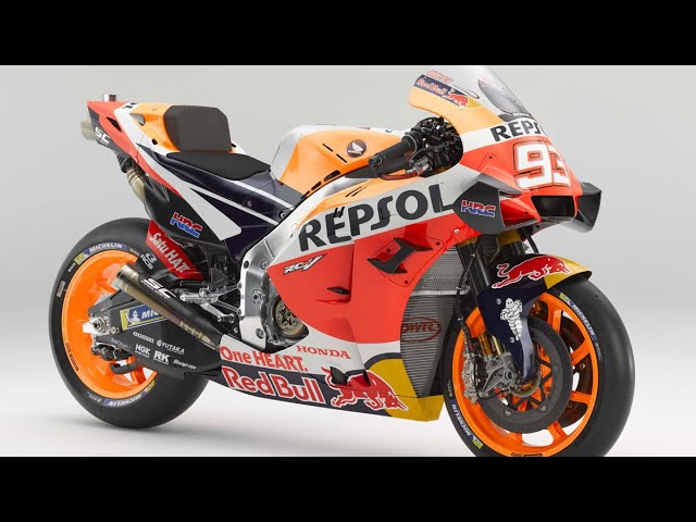 REPSOL HONDA RCV213 Marc Marquez 93 Walkaround - YouTube