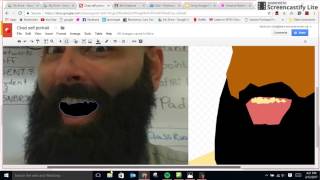 google drawing self portrait part 2