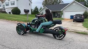 Can-am Ryker Rally | Burn Out | My wife weak Burn-Out lol