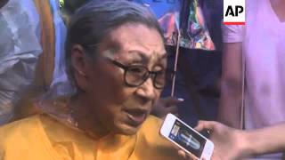 Former comfort women rally against Japan in capital