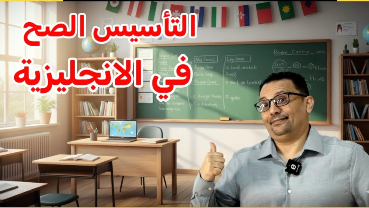 التأسيس الصحيح في اللغة الإنجليزية- خلال 62 دقيقه فقط 